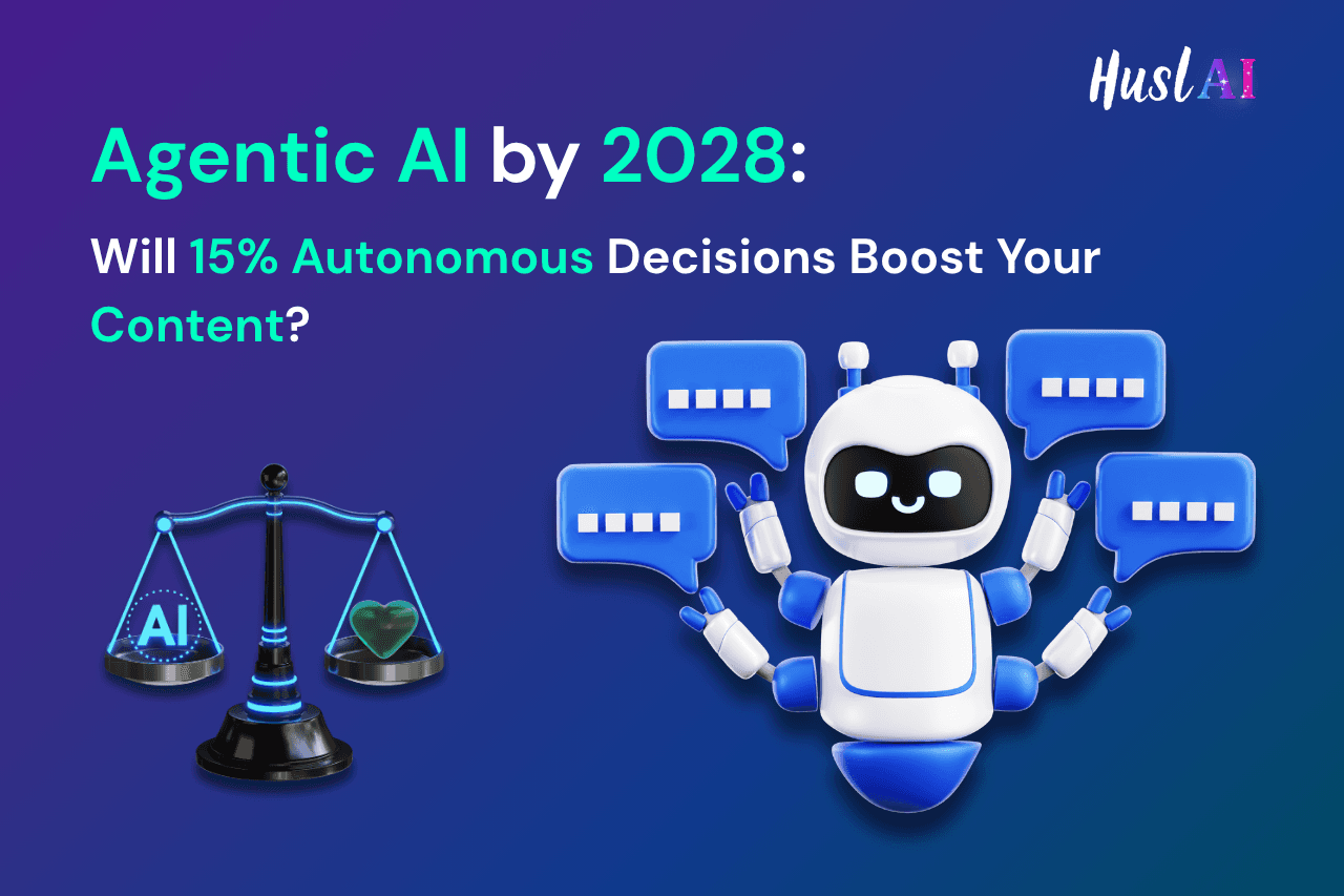 Agentic AI by 2028: Will 15% Autonomous Decisions Boost Your Content?