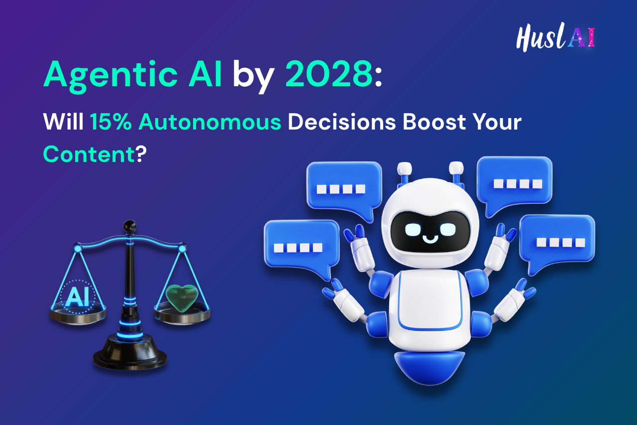 Agentic AI by 2028: Will 15% Autonomous Decisions Boost Your Content? Agentic AI by 2028: Will 15% Autonomous Decisions Boost Your Content?