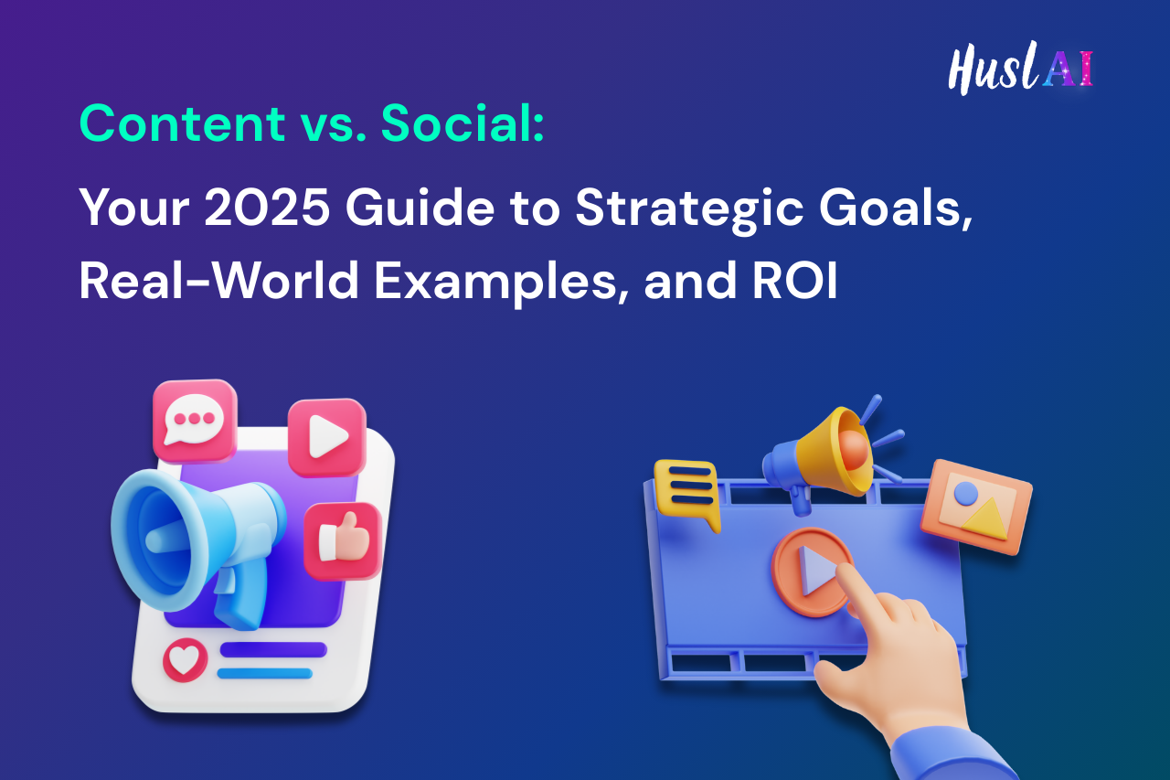 Content vs. Social: Your 2025 Guide to Strategic Goals, Real-World Examples, and ROI Content vs. Social: Your 2025 Guide to Strategic Goals, Real-World Examples, and ROI