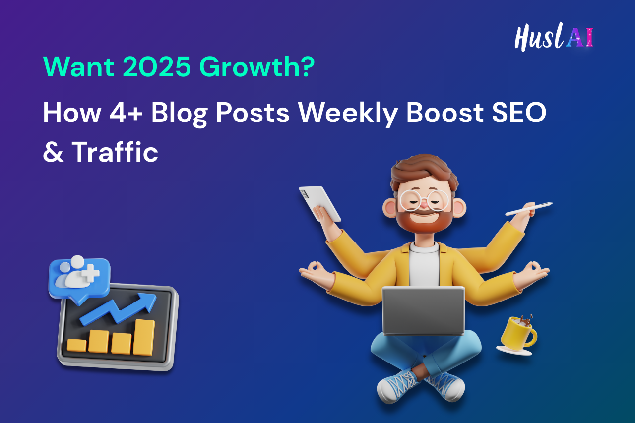 Want 2025 Growth? How 4+ Blog Posts Weekly Boost SEO & Traffic