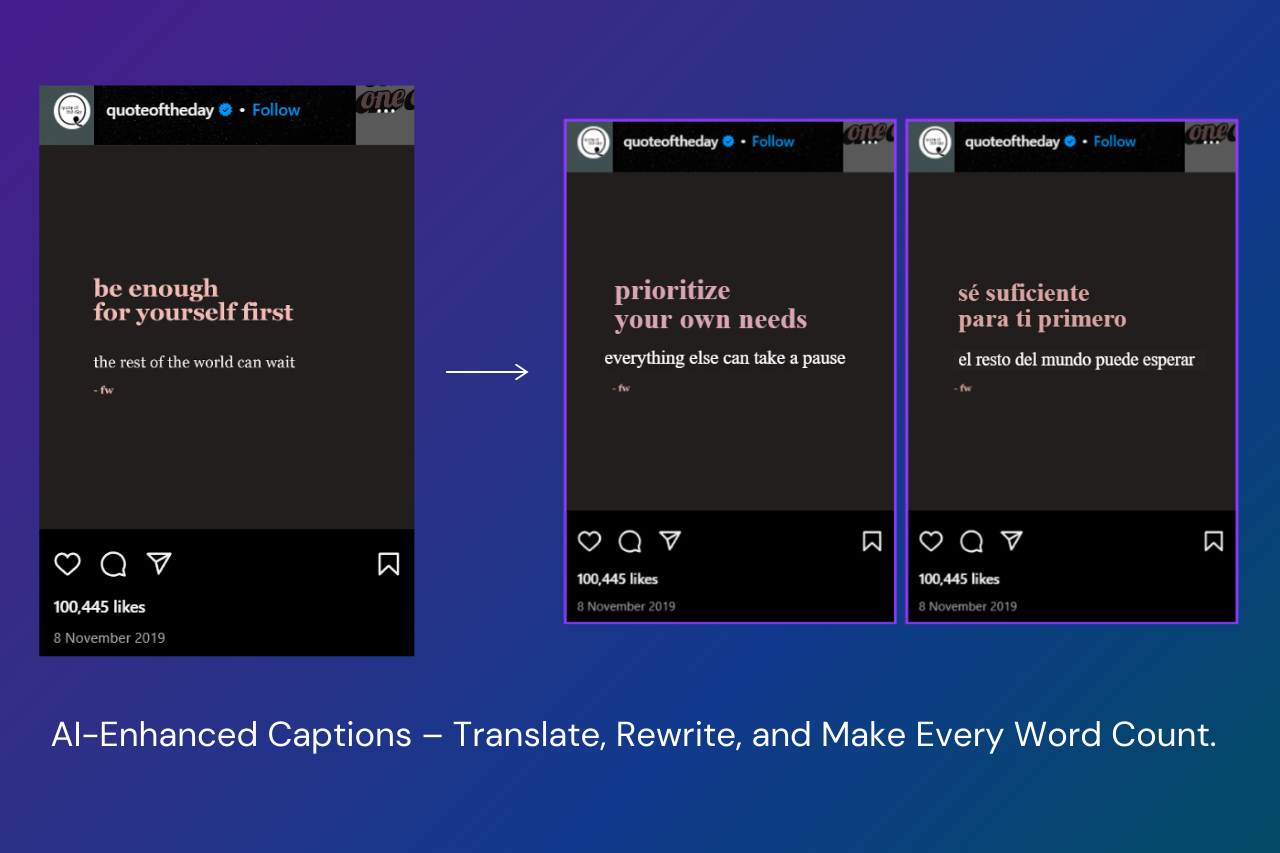HuslAI - Aura - Social Media Refinement